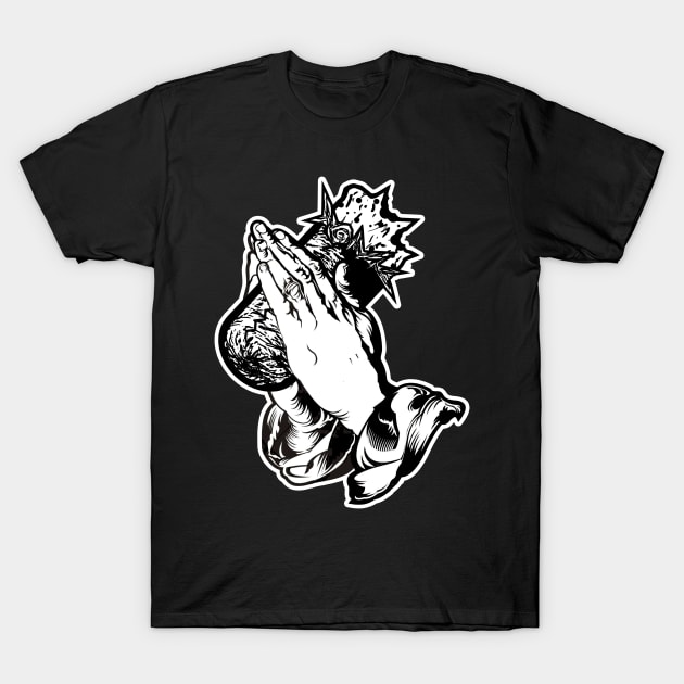 Prayer Burrito T-Shirt by FEOdome